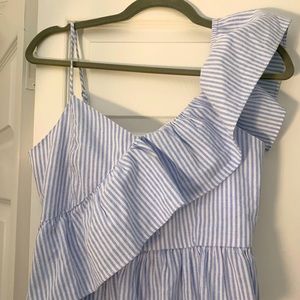 Nordstrom Striped Ruffle Top